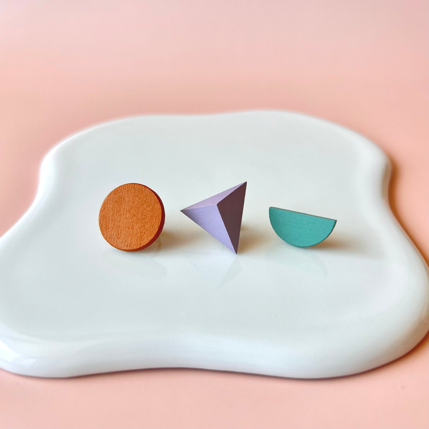 正三角形イヤリング フォッグ