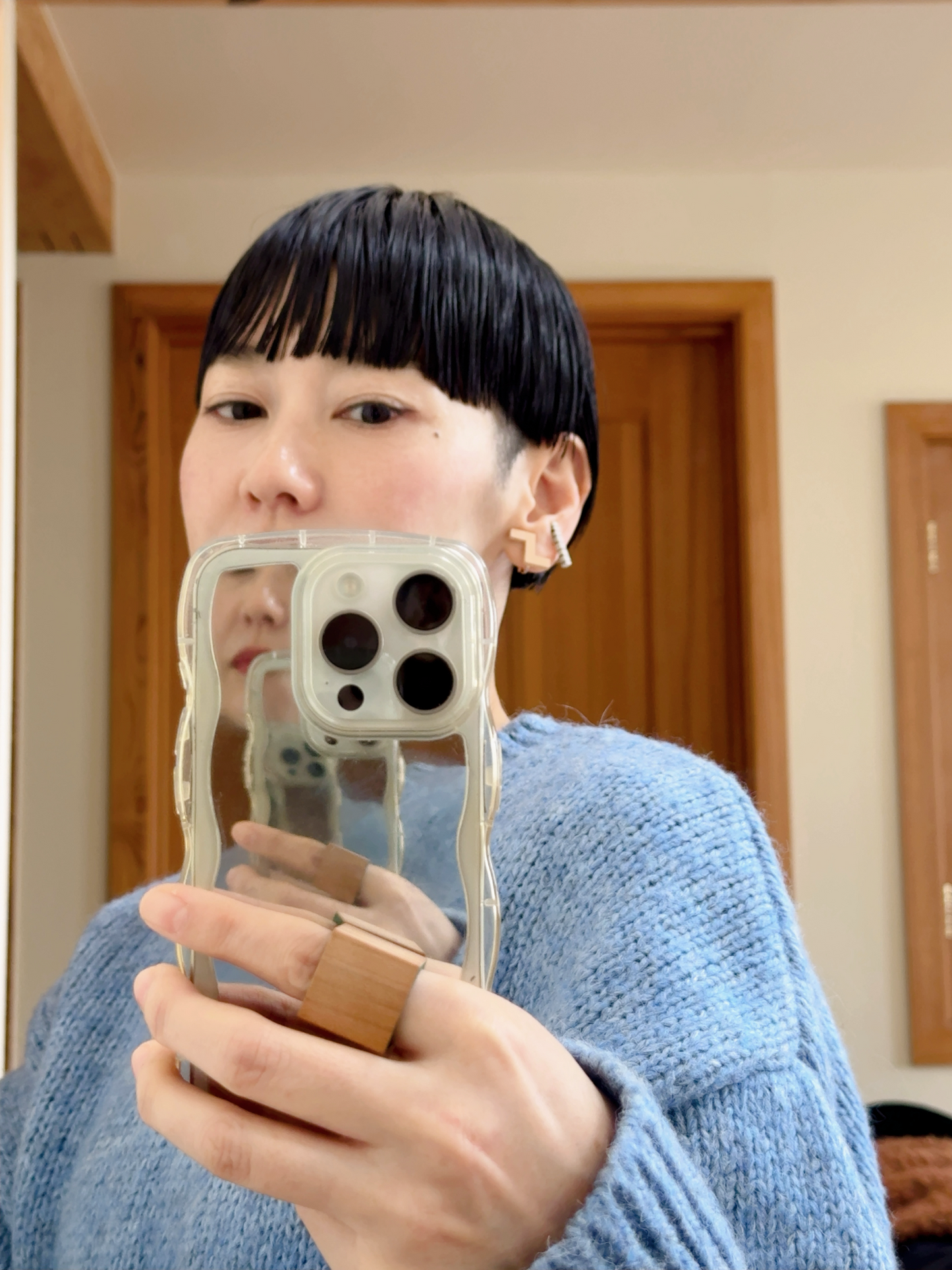 ステップイヤリング ネオンイエロー