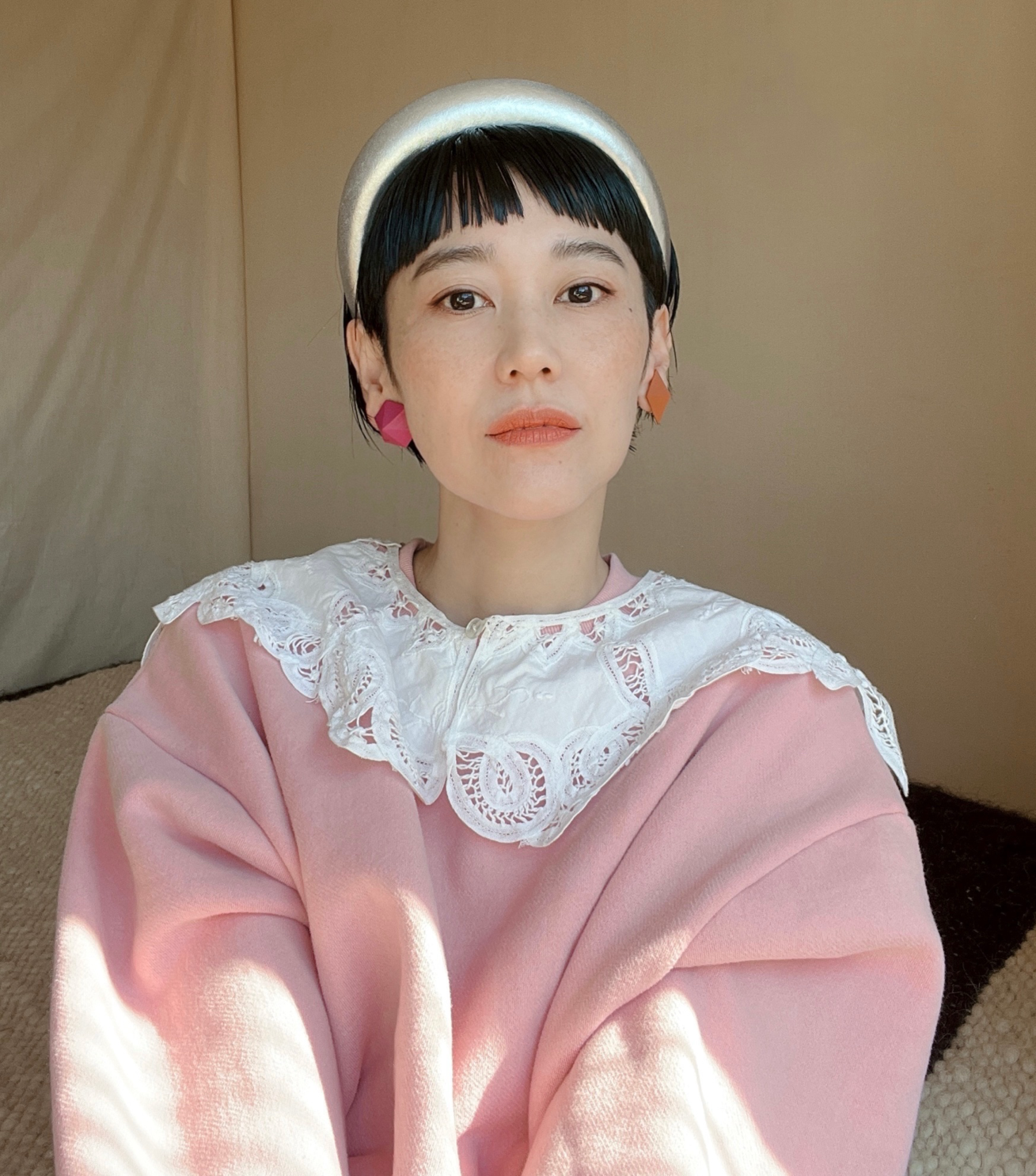 ダイヤモンドピアス L　シルバー