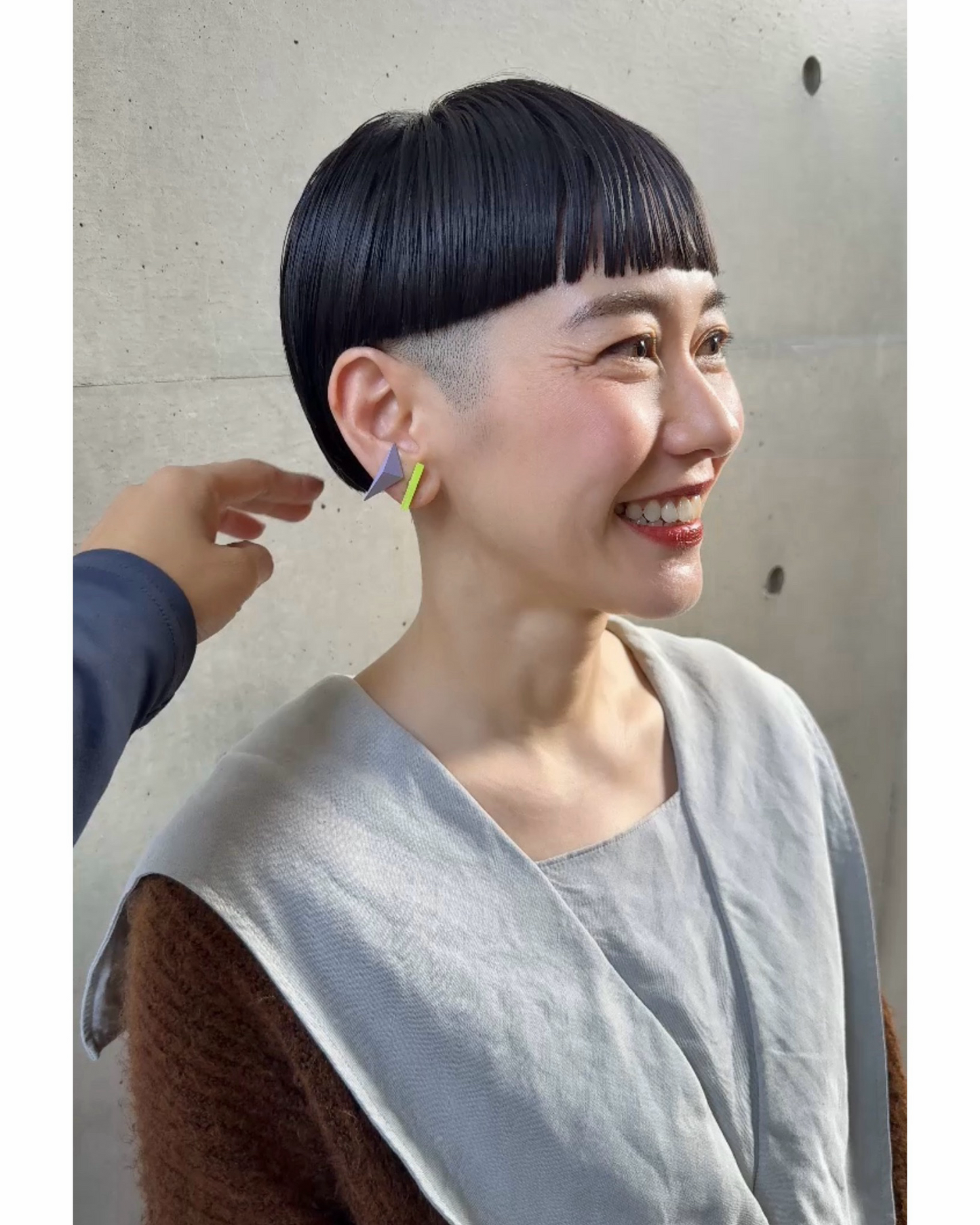 スティックピアス　オレンジ