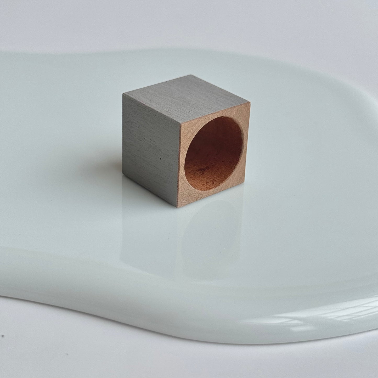 キューブリング（S）ライトグレー