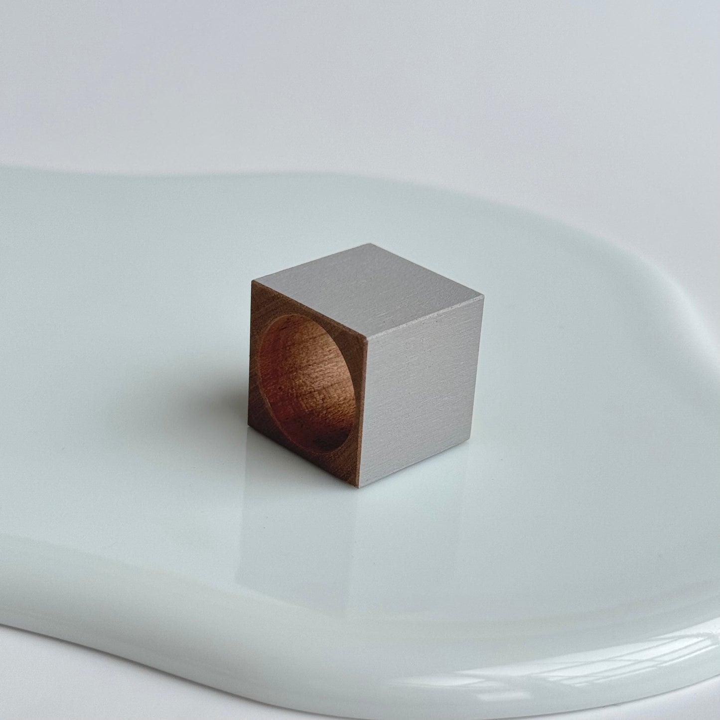 キューブリング（S）ライトグレー