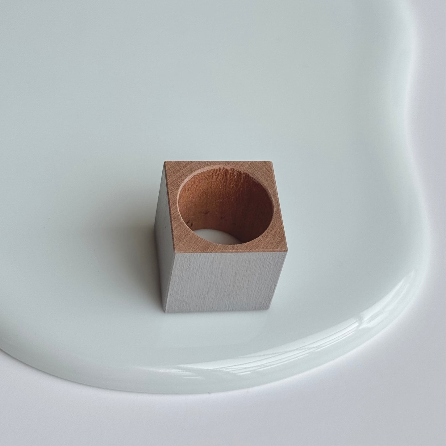 キューブリング（S）ライトグレー