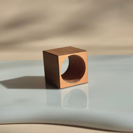 キューブリング（M）ペールアプリコット