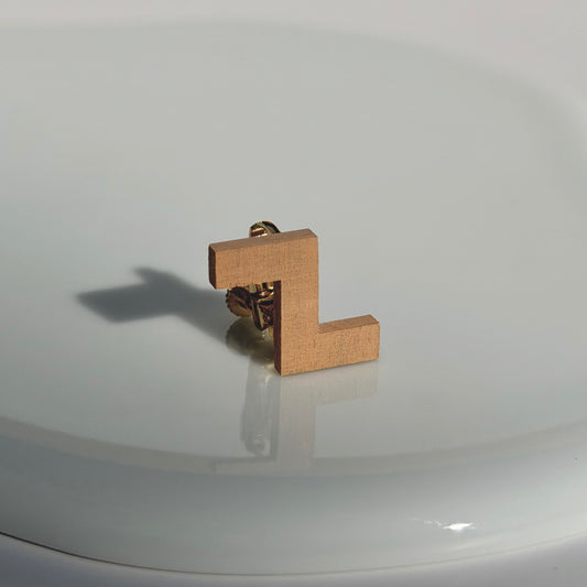 ステップイヤリング　ペールアプリコット