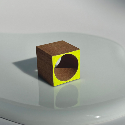 キューブリング（S）ネオンイエロー